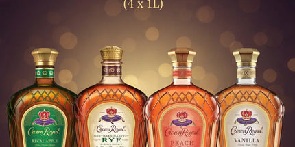 Crown Royal 4 Pack Combo – Canadian Whisky Collection (4 x 1L)