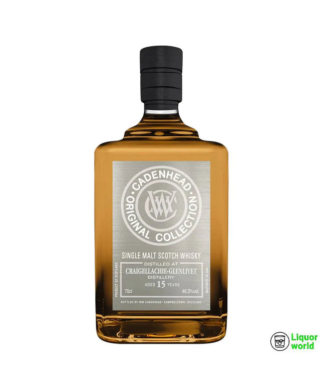 Craigellachie 15 Year Old Port Cask Cadenhead Original Collection Single Malt Scotch Whisky 700mL - Liquorworld