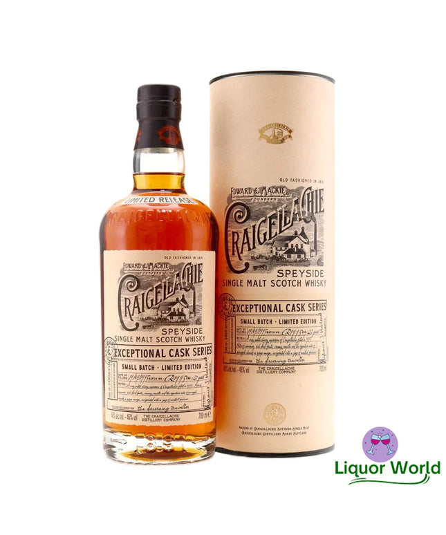 Craigellachie 23 Year Old 1995 Exceptional Cask Single Malt Scotch Whisky 700mL - Liquorworld