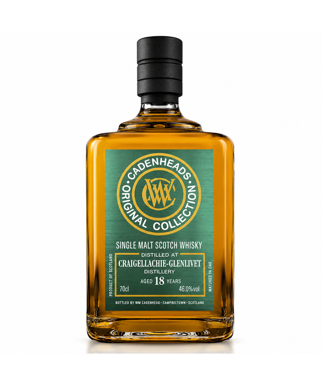 Craigellachie 18 Year Old Cadenhead's Original Collection 2006 Oloroso Cask Single Malt Scotch Whisky 700mL