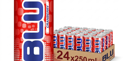 Blu Energy Drink Cranberry 250ml (24 Pack)