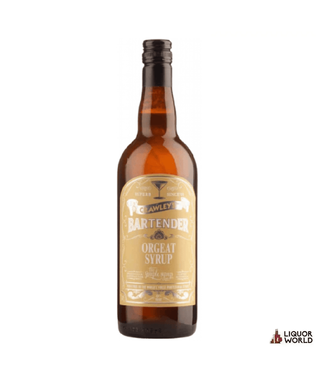 Crawleys Bartender Orgeat Syrup 750ml - Liquorworld