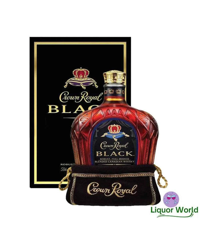 Crown Royal Black Blended Canadian Whisky 1L