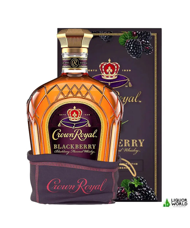 Crown Royal Blackberry Flavoured Canadian Whisky 750mL - Liquorworld