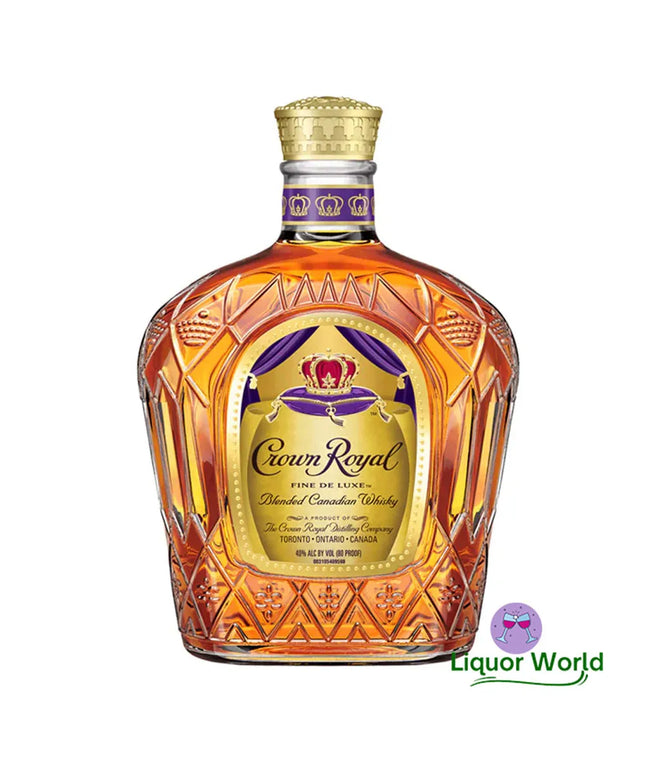 Crown Royal Fine De luxe Blended Canadian Whisky Miniature 375mL
