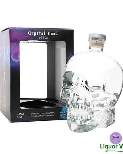 Crystal Head Skull Decanter Magnum Vodka 1.75L