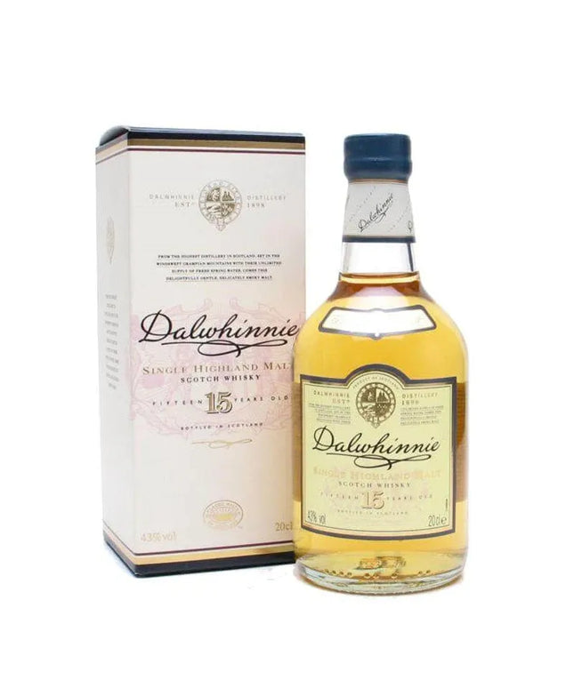 Dalwhinnie 15 Year Old Single Malt Whisky Miniature 200mL - Liquorworld