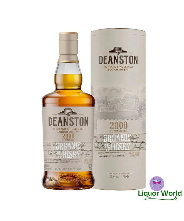 Deanston 21 Year Old Fino Cask Strength Organic Single Malt Scotch Whisky 700mL - Liquorworld
