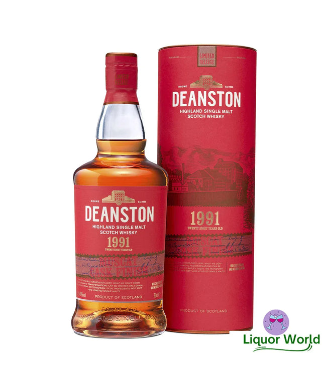 Deanston 28 Year Old 1991 Muscat Cask Finish Single Malt Scotch Whisky 700mL - Liquorworld