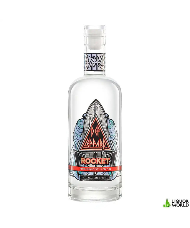 Def Leppard Rocket Premium Distilled Gin 700mL - Liquorworld