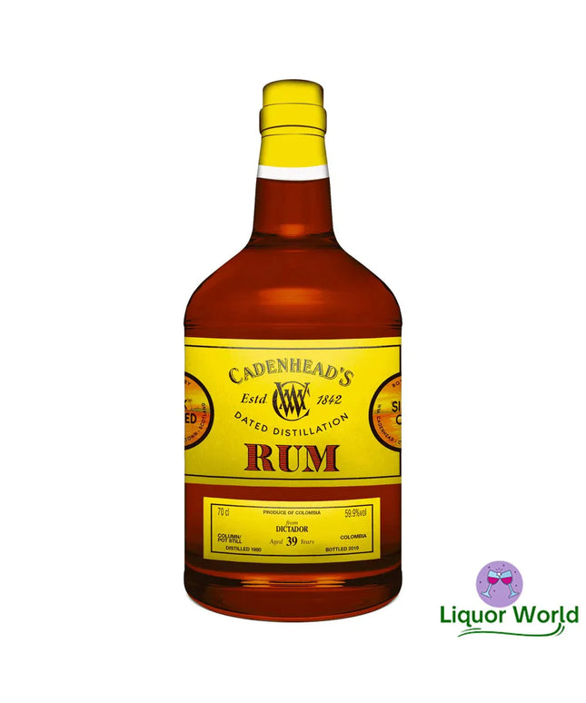 Dictador 1980 39 Year Old Cadenhead Cask Strength Colombian Rum 700mL - Liquorworld