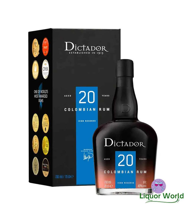 Dictador 20 Year Old Colombian Rum 700mL