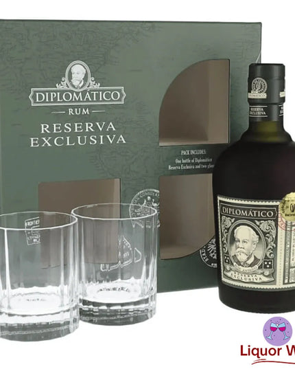 Diplomatico Reserva Exclusiva Rum Gift Set Old Fashion 700ml