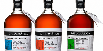 Diplomatico Distillery Complete Collection No. 1-3 Venezuelan Dark Rum 3 x 700mL
