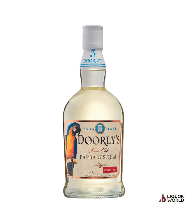 Doorly's 3 Year Old White Barbados Rum 700ml - Liquorworld