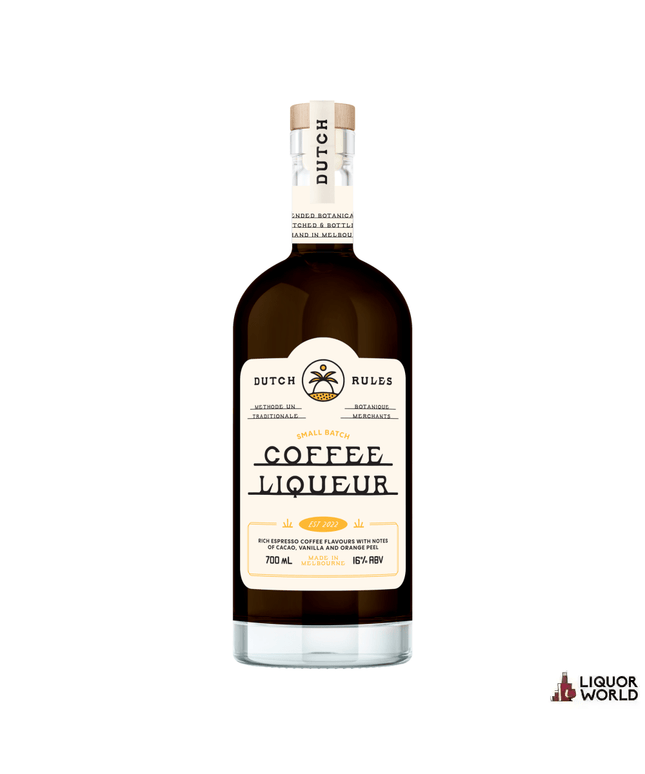 Dutch Rules Coffee Liqueur 700ml - Liquorworld