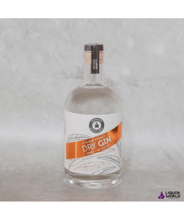 Echuca Distillery High Street Dry Gin 40% ABV 500ml – 2 Bottle Pack - Liquorworld