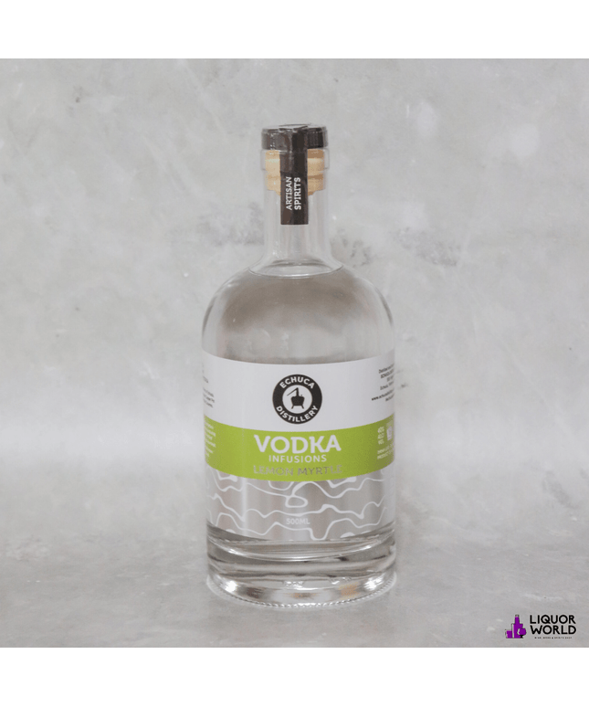 Echuca Distillery Lemon Myrtle Infused Vodka 40% ABV 500ml – 2 Bottle Pack