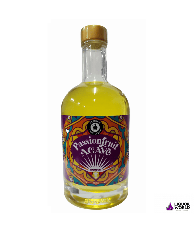 Echuca Distillery Passionfruit Agave Liqueur 33% ABV 500ml – 2 Bottle Pack