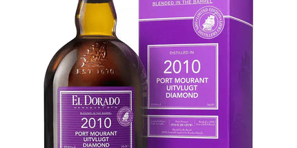 El Dorado 9 Year Old 2010 Port Mourant Uitvlugt Diamond Cask Strength Guyanese Rum 700mL - Liquorworld