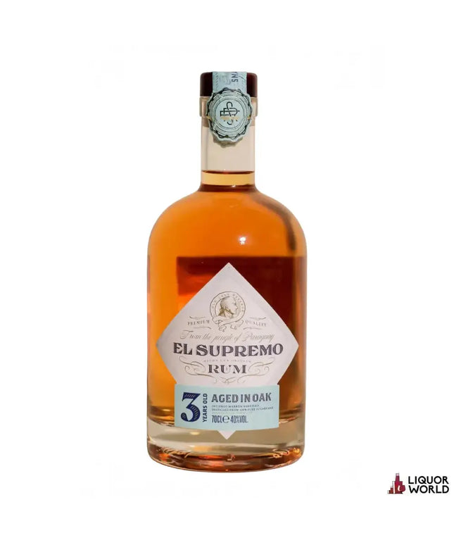 El Supremo 3 Years Old Rum 700ml - Liquorworld
