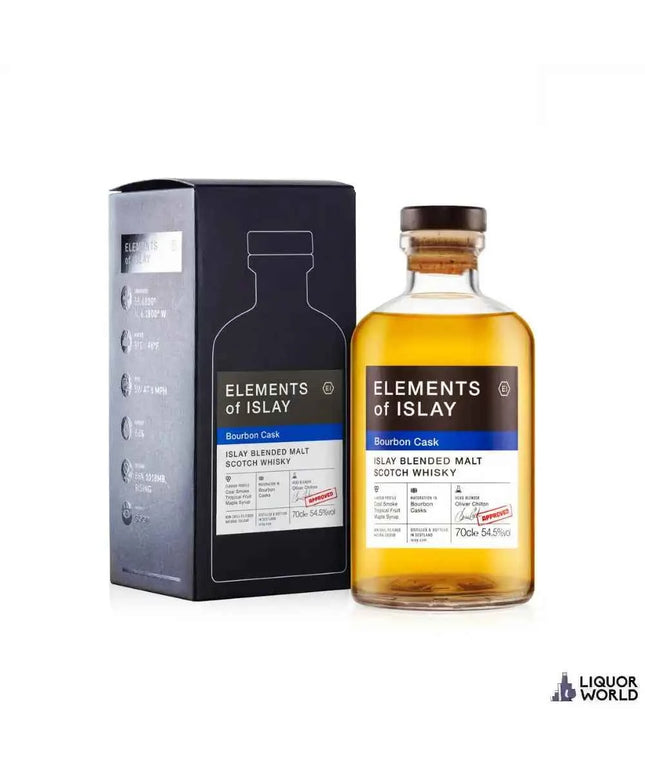 Elements of Islay Bourbon Cask Islay Blended Malt Scotch Whisky 700ml