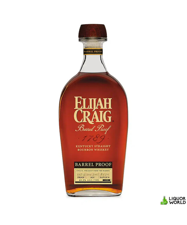 Elijah Craig 11 Year Old Barrel Proof Batch B524 65.3% Kentucky Straight Bourbon Whiskey 750mL - Liquorworld