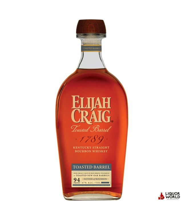 Elijah Craig Toasted Barrel Kentucky Straight Bourbon Whiskey 700mL - Liquorworld