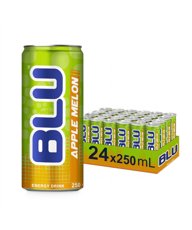 Blu Energy Drink Apple Melon 250ml (24 Pack)