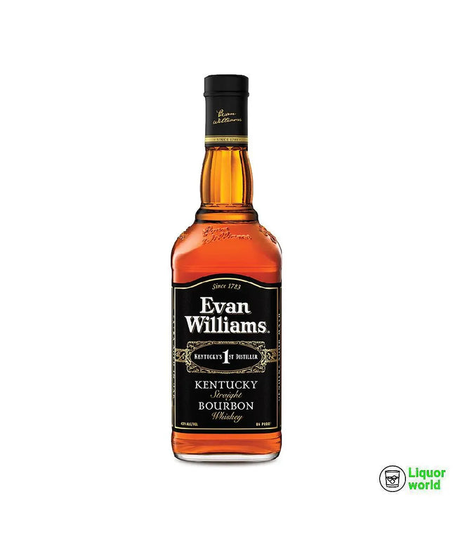 Evan Williams Black Label Kentucky Straight Bourbon Whiskey 1L - Liquorworld