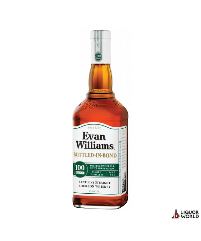 Evan Williams White Bottle In Bond Kentucky Straight Bourbon Whiskey 700ml - Liquorworld