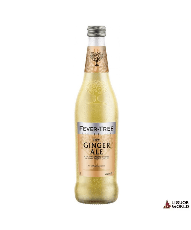 Fever Tree Ginger Ale Bottle 500ml (8 Pack) - Liquorworld