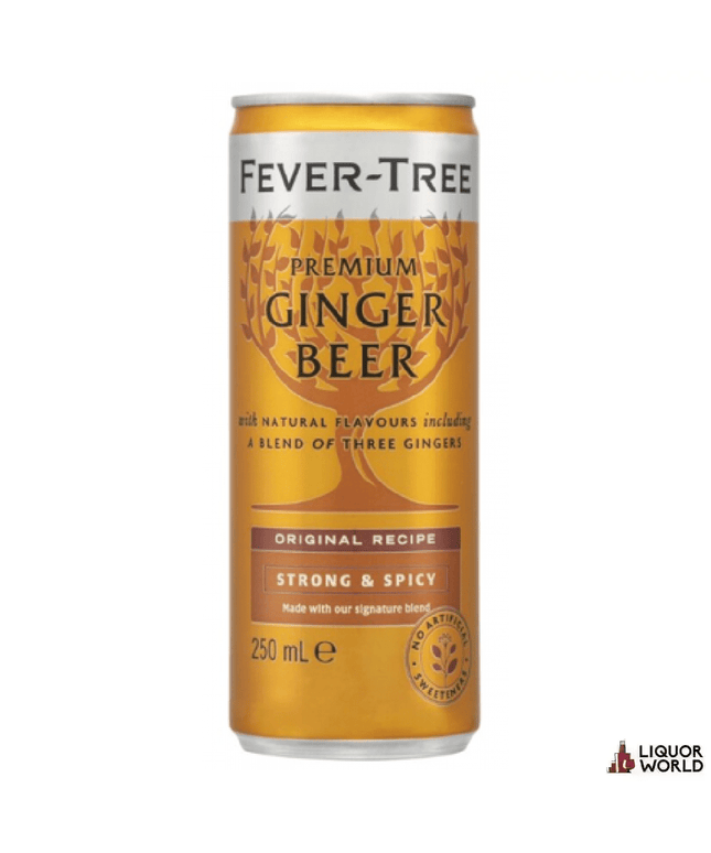 Fever Tree Ginger Beer Cans 250ml (24 pack) - Liquorworld