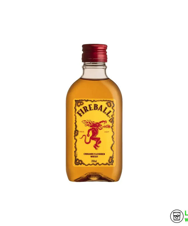 Fireball Cinnamon Flavoured Canadian Whisky Miniature 200mL - Liquorworld