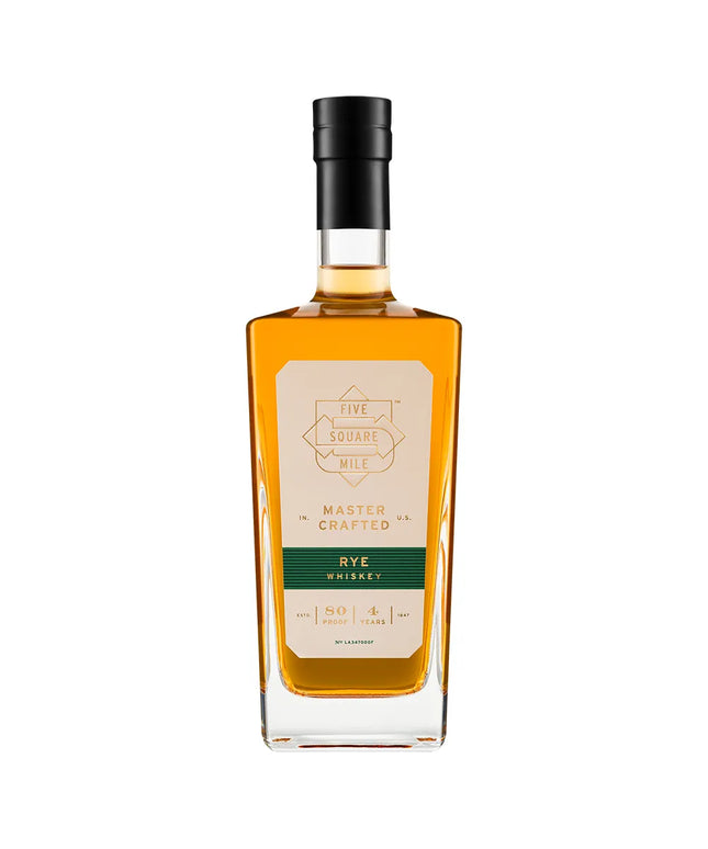 Five Square Mile Rye Whiskey 700ml - Liquorworld
