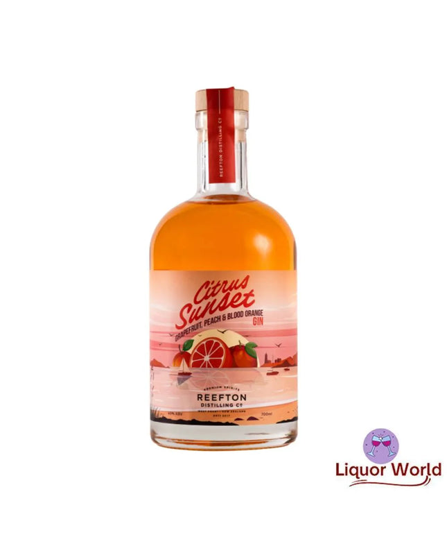 Flavour Gallery Citrus Sunset Nz Gin 700ml - Liquorworld