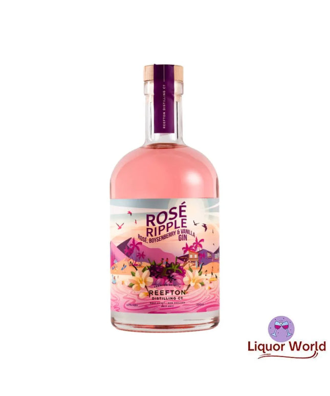 Flavour Gallery Rose Ripple Nz Gin 700ml - Liquorworld