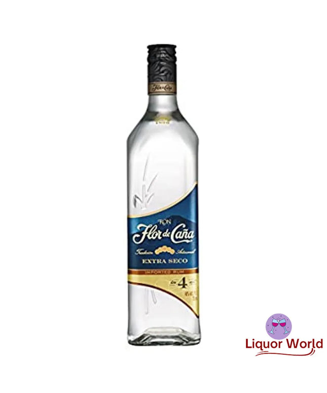Flor De Cana 4 Year Old White Rum 700ml - Liquorworld