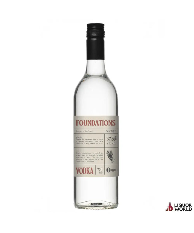 Foundations Vodka 750ml - Liquorworld