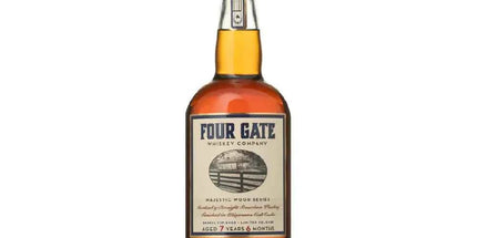 Four Gate Majestic Wood Series Japanese Mizunara Oak Limited Release Barrel Proof Kentucky Straight Bourbon Whiskey 750mL