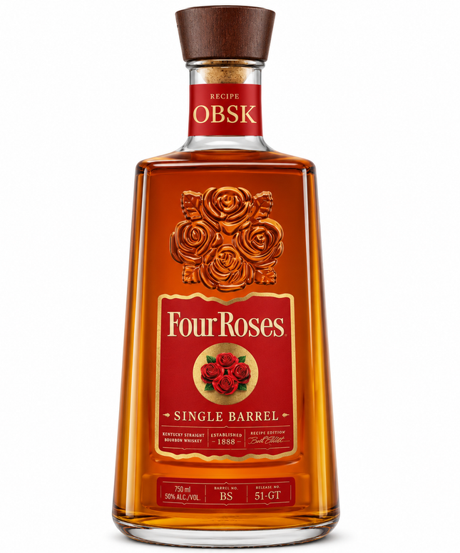 Four Roses Single Barrel OBSK Limited Edition Kentucky Straight Bourbon Whiskey 750mL