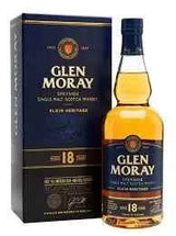 Glen Moray 18 Year Old Single Malt Whisky 700mL
