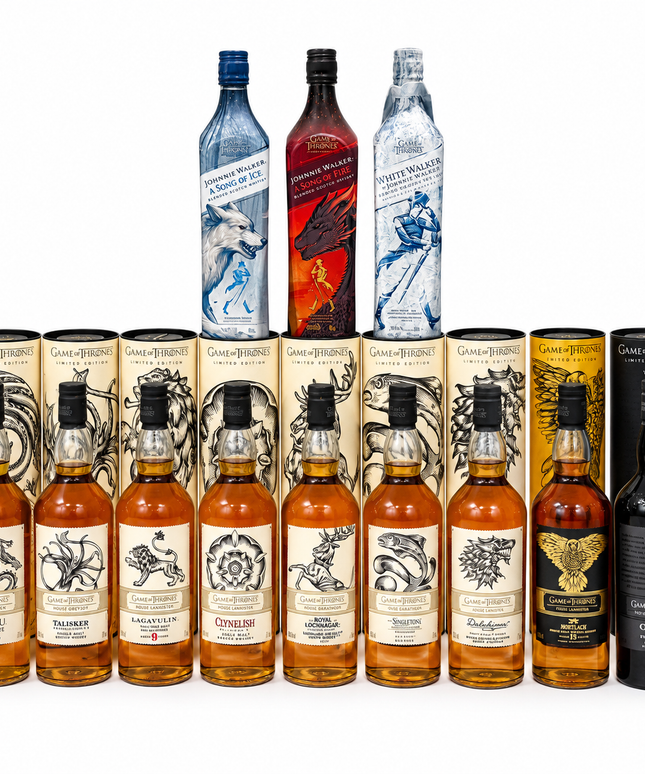 Game of Thrones Limited Edition Whisky Collection – 12 Bottles Set