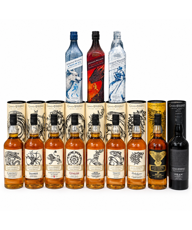 Game of Thrones Limited Edition Whisky Collection – 12 Bottles Set