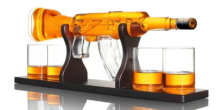 Gatling Liquor AK-47 Whiskey Display Edition + 4 Bullet Glasses 700mL