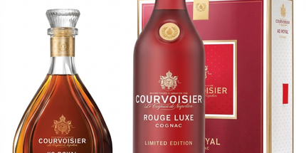 Courvoisier XO Royal + Rouge Luxe Limited Edition Cognac 2 x 700mL