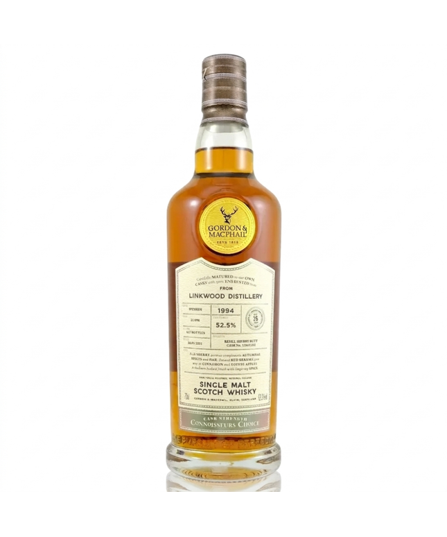 Gordon & MacPhail, Connoisseurs Choice, Linkwood 1994 (26YO) Old Cask Strength Single Malt Scotch Whisky 700ml
