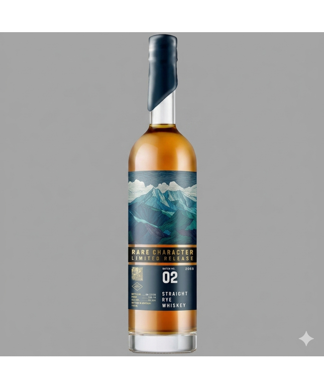 Rare Character Limited Release 2026 Batch No. 02 Straight Rye Whiskey 750mL