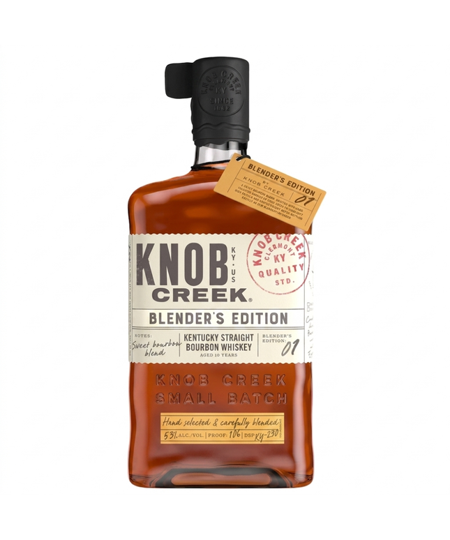 Knob Creek 10 Year Old Blender's Edition 01 Kentucky Straight Bourbon Whiskey 750mL