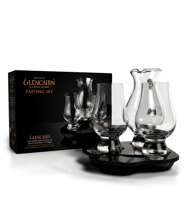 Glencairn Flight Tray Set With 2 Glasses, Water Jug and Pipette